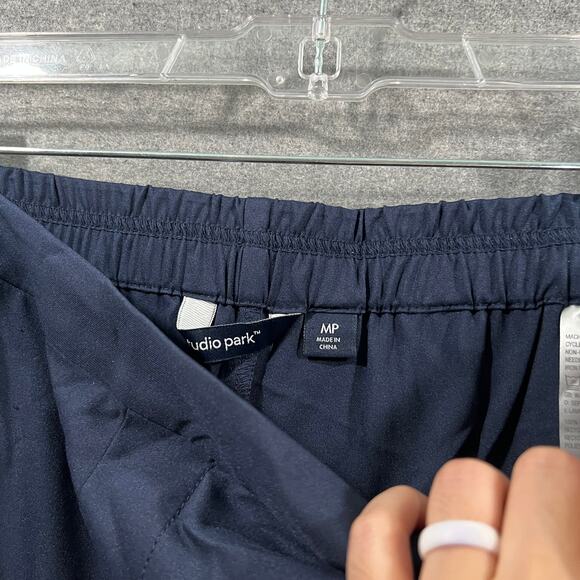 Studio Park x Kerstin Lindquist Petite Dockside Crop Pants Navy, Petite Medium - Picture 10 of 11